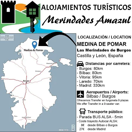 Apartamento Merindades Amazul Corzo - Turístico - Medina de Pomar